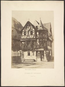 Tanulmányok és tájképek: 16. századi ház Bácskában alkotó: Charles Marville