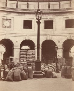 Gabonavásárcsarnok (belső tér) alkotó: Charles Marville