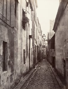 A Cité Coquenard Briare zsákutcája, 1860-as évek. alkotó: Charles Marville