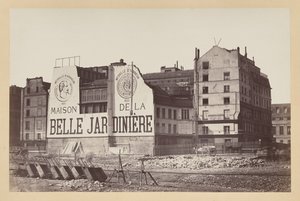 La Belle Jardinère: a Rue de la Cité-n található üzlet a bontás során, Párizs