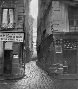 Rue Tirechape, a rue St. Honore, Párizs, 1858-78 alkotó: Charles Marville