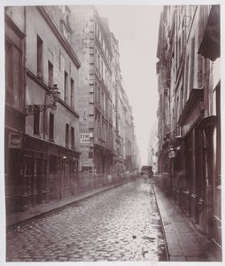 Rue de Gravilliers, a rue du Temple-ről, Párizs, 1858-78