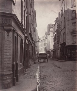 Rue de la Bucherie, du cul de sac Saint-Ambroise (ötödik kerület),1866-1868 (fénykép) alkotó: Charles Marville