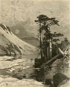 „Frozen Lake, Foot of James Peak”, 1874.
