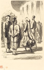 Világkiállítás: Melyek a legkínaibbak? alkotó: Charles Maurand after Honoré Daumier