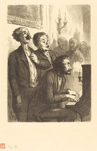 A Lounge Singers alkotó: Charles Maurand after Honoré Daumier