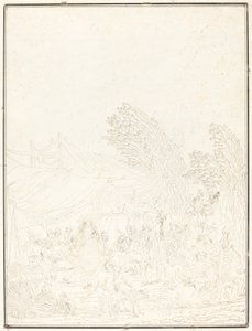 Noce de Village falusi esküvő, 1785. alkotó: Charles Melchior Descourtis