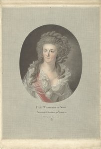 Porosz Wilhelmina, Orange-Nassau hercegnő portréja F: S: Wilhelmine de Prusse Princesse d