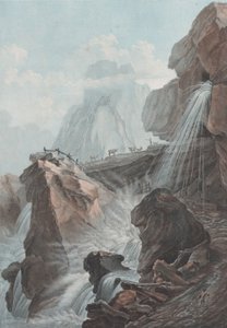 Kilátás a Gelteni patak vízesésére, 1785.