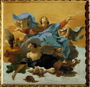A Szűz mennybemenetele Charles Mellin festménye (1597-1649) 17. századi magángyűjtemény