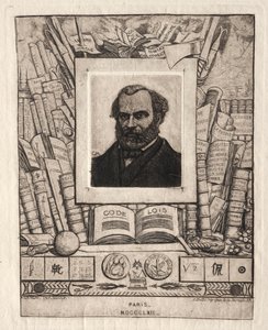 Armand Gueraud Nantes-ból, nyomdász és levelező alkotó: Charles Meryon