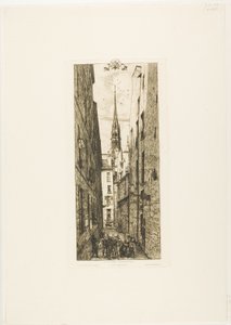 Chantrey Street, Párizs alkotó: Charles Meryon