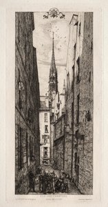 Chantrey Street, Párizs alkotó: Charles Meryon