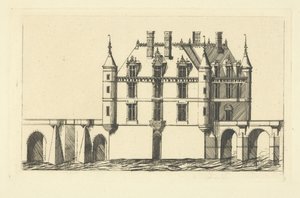 Chenonceau-kastély alkotó: Charles Meryon