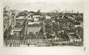 IV. Henrik Főiskola és a Napóleon Lycee, 1864 alkotó: Charles Meryon