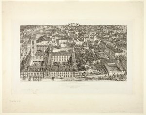 IV. Henrik Főiskola (vagy Napóléon Lycée), Párizs alkotó: Charles Meryon