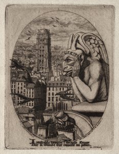 Párizsi rézkarcok: A vízköpő, 1853.