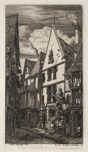 Párizs rézkarcai: Bourges-ban alkotó: Charles Meryon