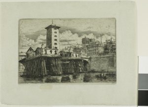 Notre-Dame szivattyú, Párizs alkotó: Charles Meryon