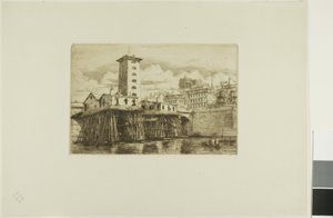 Notre-Dame szivattyú, Párizs alkotó: Charles Meryon