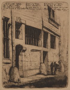 A Rosszfiúk utcája  –  1854 alkotó: Charles Meryon