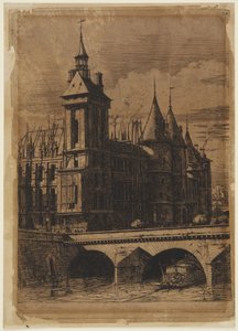 Az Óratorony – 1852 alkotó: Charles Meryon