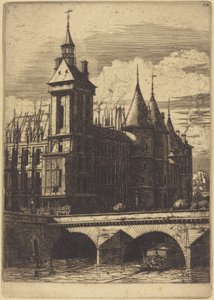 Óratorony, Párizs (The Clock Tower, Párizs) alkotó: Charles Meryon