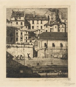 La morgue, Párizs (A halottasház) alkotó: Charles Meryon