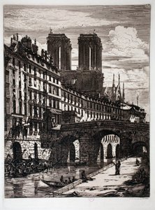 Die kleine Brücke alkotó: Charles Meryon