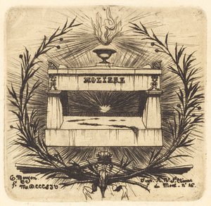 Moliere sírja a párizsi Père-Lachaise temetőben