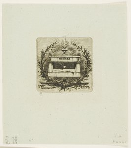 Molière sírja, Père-Lachaise temető, Párizs alkotó: Charles Meryon
