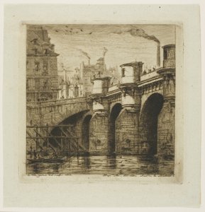 Pont Neuf, Párizs alkotó: Charles Meryon