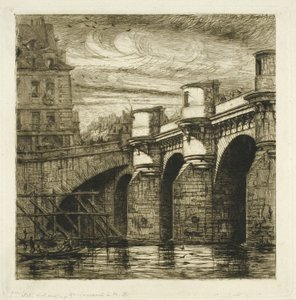 Pont Neuf, Párizs alkotó: Charles Meryon