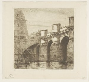 Pont Neuf, Párizs alkotó: Charles Meryon