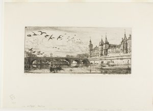 Pont-au-Change, Párizs alkotó: Charles Meryon