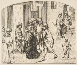 Valerius Maximus bemutatása XI. Lajos királynak, 1862. alkotó: Charles Meryon