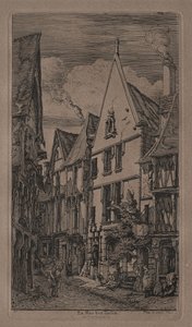 Rue des Toiles, Bourges alkotó: Charles Meryon