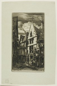 Rue des Toiles, Bourges alkotó: Charles Meryon