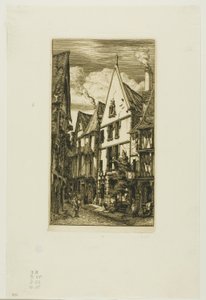 Rue des Toiles, Bourges alkotó: Charles Meryon