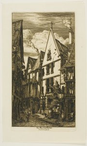 Rue des Toiles, Bourges alkotó: Charles Meryon