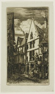Rue des Toiles, Bourges alkotó: Charles Meryon