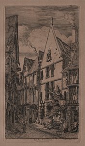 Rue des Toiles, Bourges alkotó: Charles Meryon