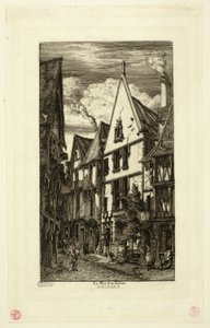 Rue des Toiles, Bourges alkotó: Charles Meryon