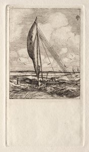 Swift Sailing Proa, Mulgrave szigetcsoport, Óceánia alkotó: Charles Meryon