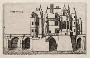 Chenonceau kastélya alkotó: Charles Meryon