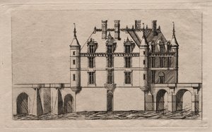 Chenonceau kastélya alkotó: Charles Meryon