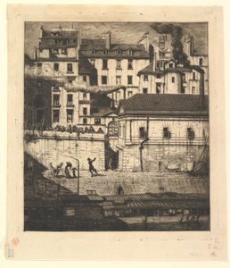 A hullaház, Párizs (La Morgue) alkotó: Charles Meryon