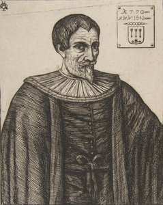 John Besly történész, Jaspar Isaac után, 1861. alkotó: Charles Meryon
