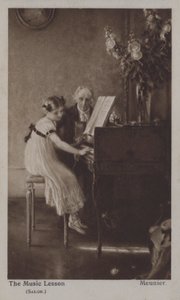Zenei lecke (színes litó) alkotó: Charles Meunier