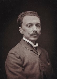 Művészi és életrajzi album, V. évf., Szalon 1885; Alfred Paul Marie de Richemont francia festő (1857-1911) portréja